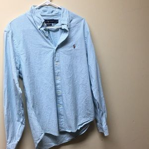 Men large SLIM FIT Polo Button down